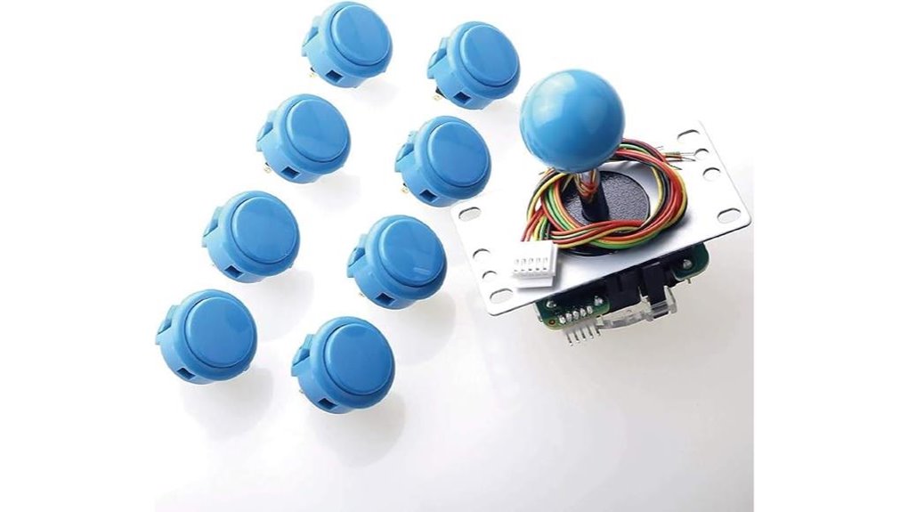 light blue arcade components