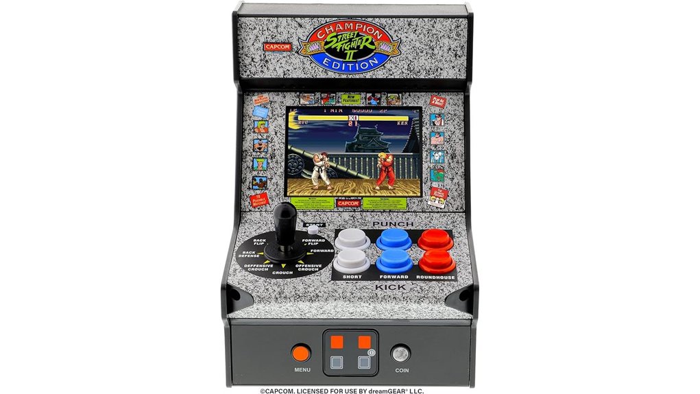 mini arcade street fighter