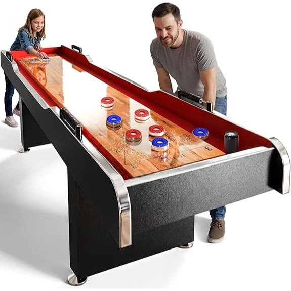 nine foot shuffleboard set