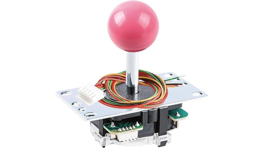 pink adjustable arcade joystick
