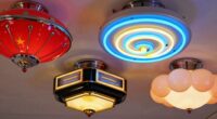 retro arcade ceiling fixtures