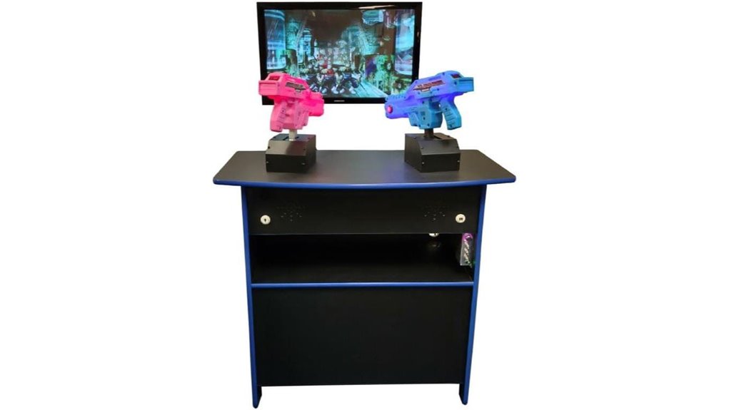 retro arcade game cabinet