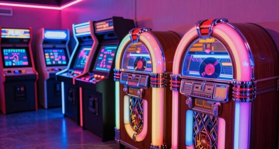 retro game room jukeboxes
