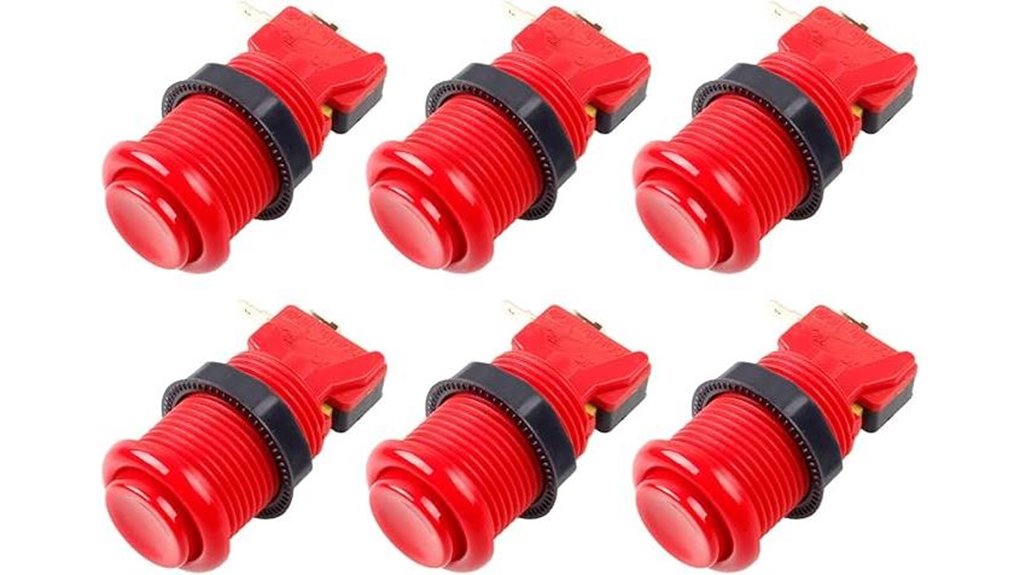 six arcade button kit