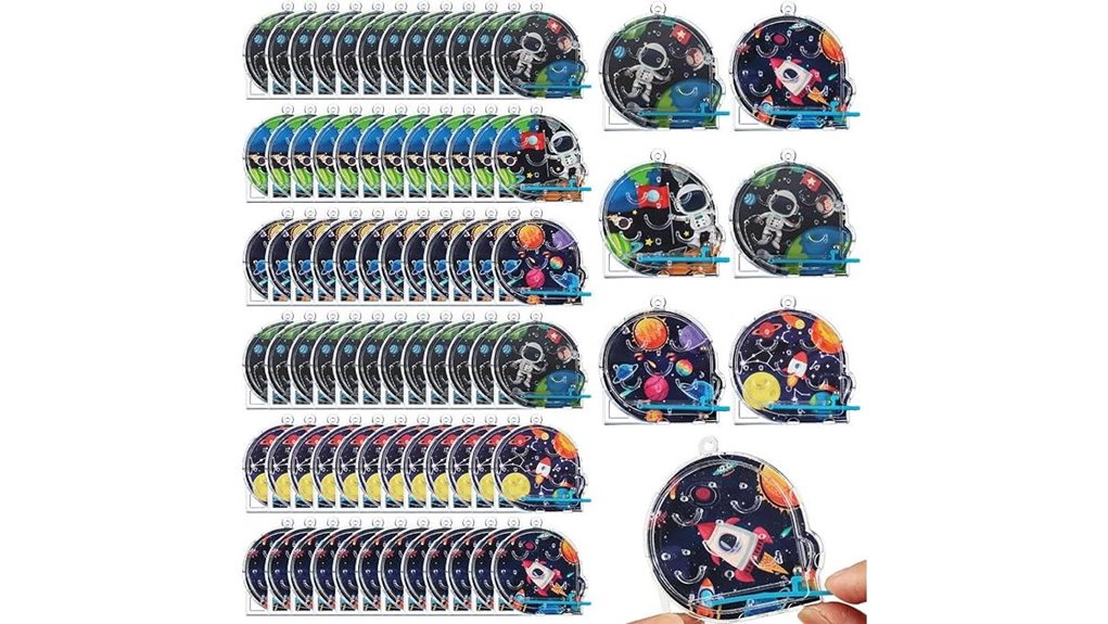 space themed pinball maze