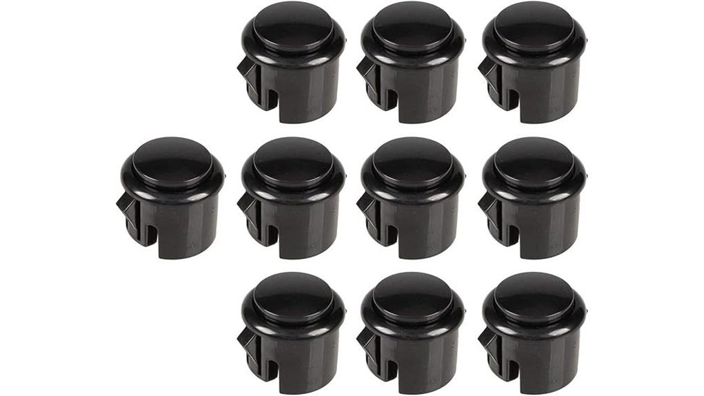 ten 30mm arcade switches