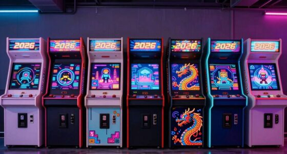 top arcade cabinet art