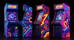 top arcade cabinet decal designs