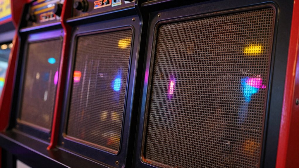 top arcade cabinet speakers