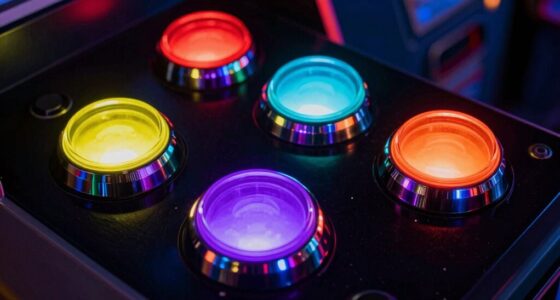 top arcade coin return buttons