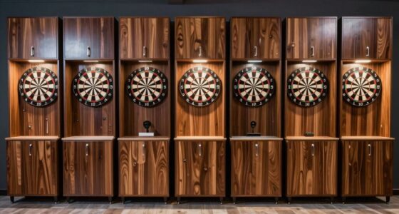 top dartboard cabinet stands