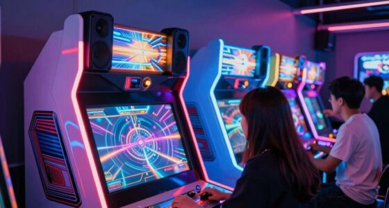 top dual speaker arcade cabinets