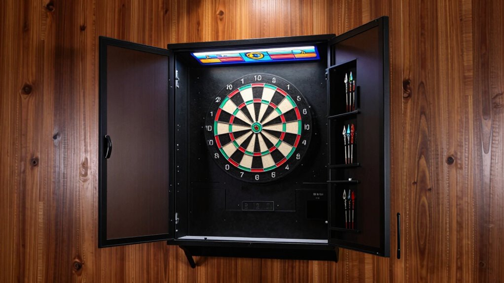 top electronic dartboard cabinets