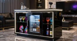 top game room bar cabinets