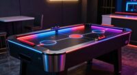 top led air hockey tables