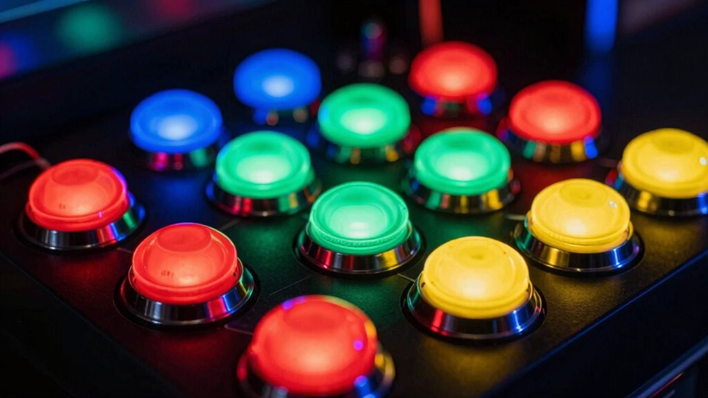 top led arcade button kits