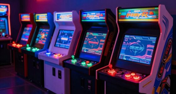 top led arcade cabinets