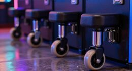 top lockable arcade casters