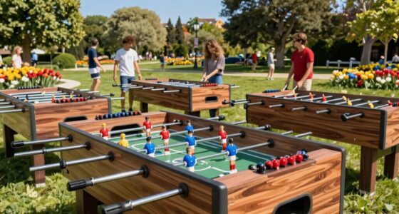 top outdoor foosball tables