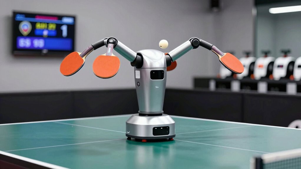 top table tennis robots