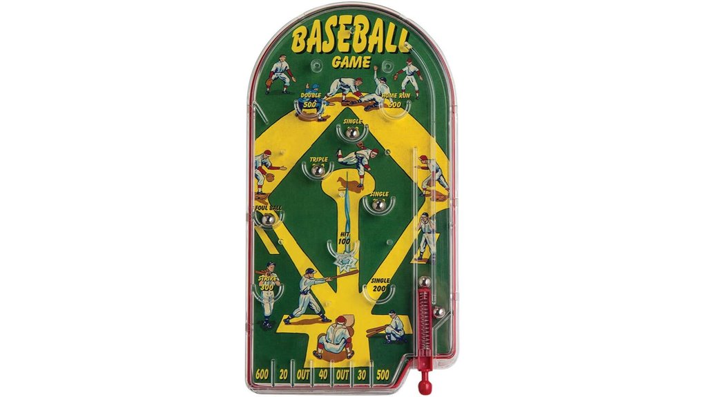 toy baseball pinball