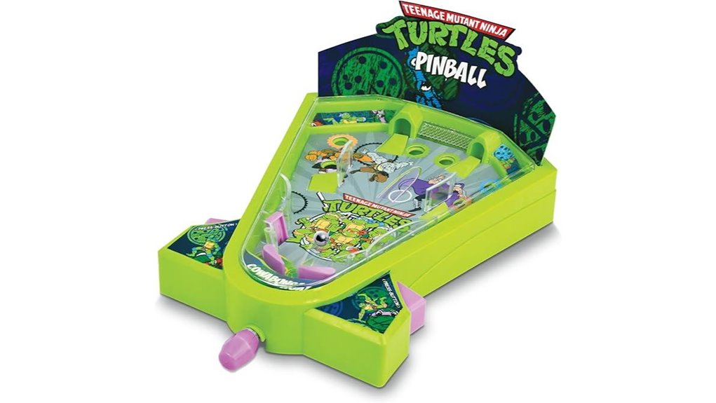 turtles themed pinball game