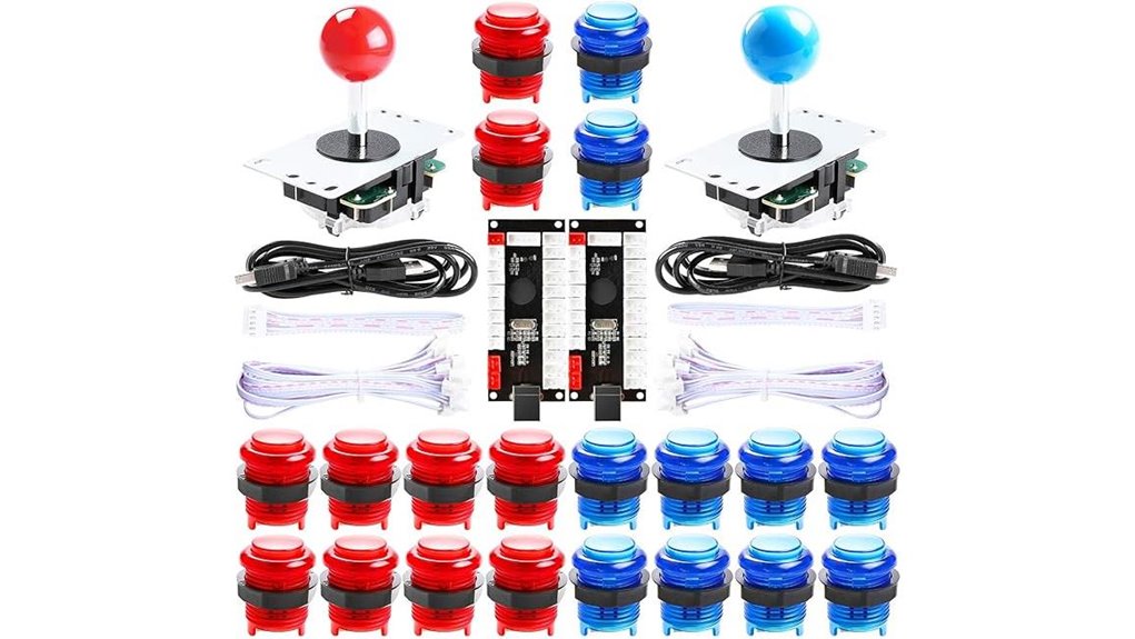two player arcade button kit
