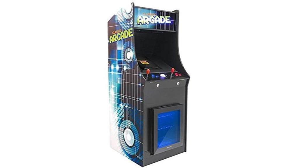 two player arcade fridge
