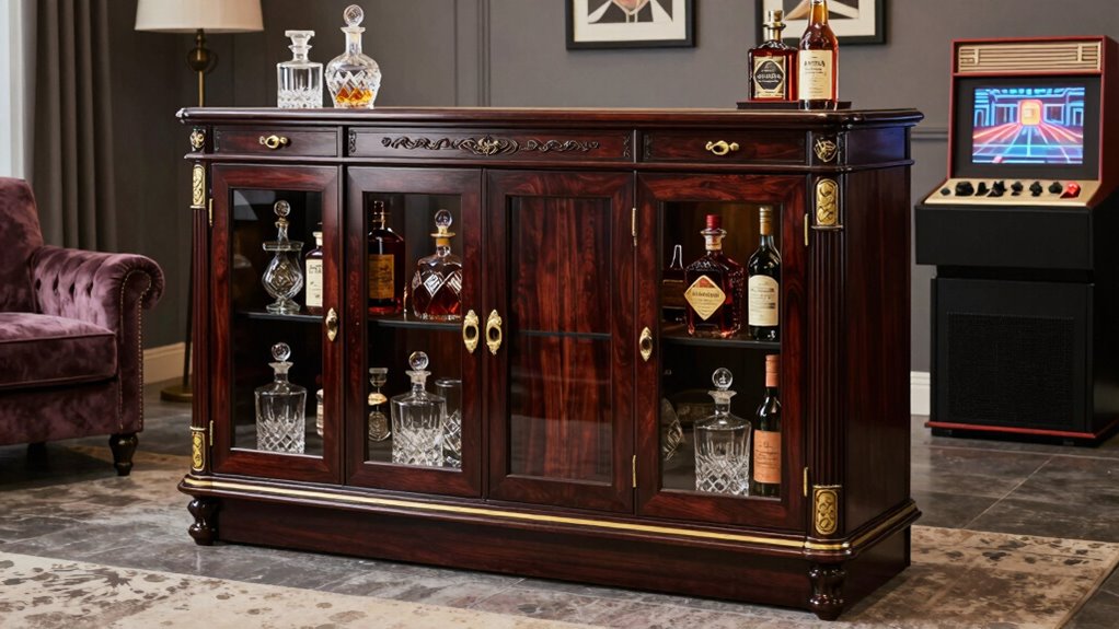 vintage bar cabinets list