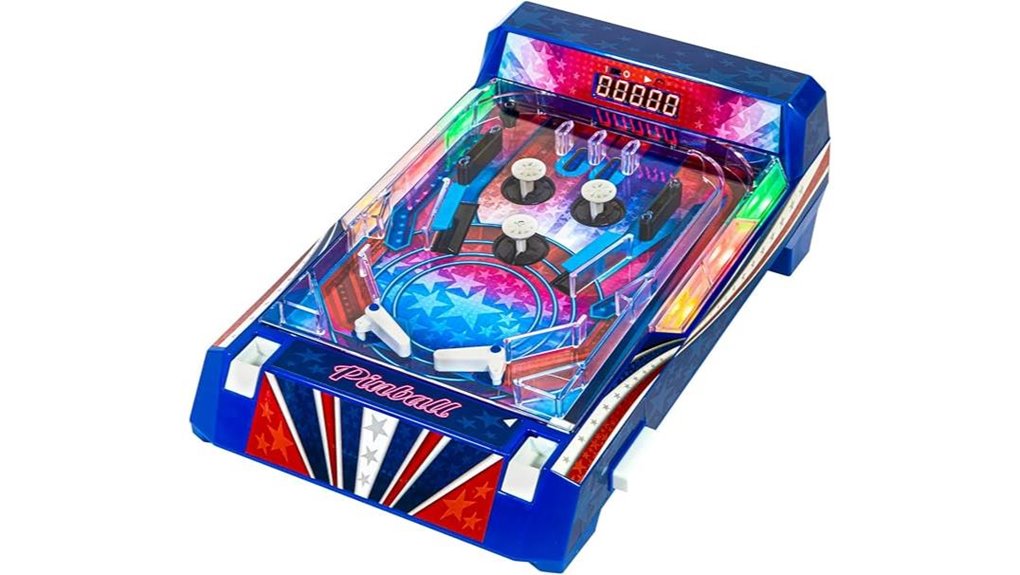 vintage flashing pinball game