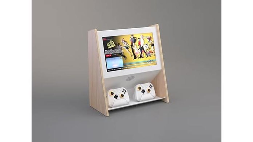 wall mounted arcade console