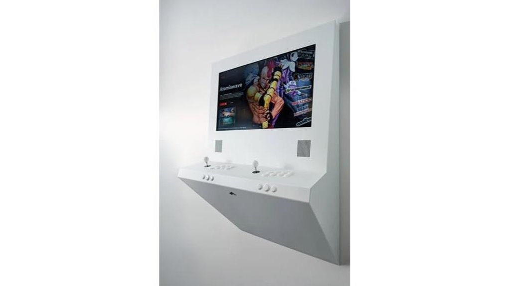wall mounted arcade game