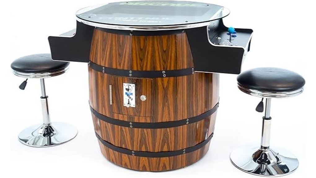 wine barrel arcade game