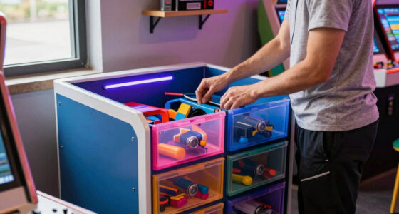 7 Best Parts Organizer Cabinets for Arcade Rooms in 2026