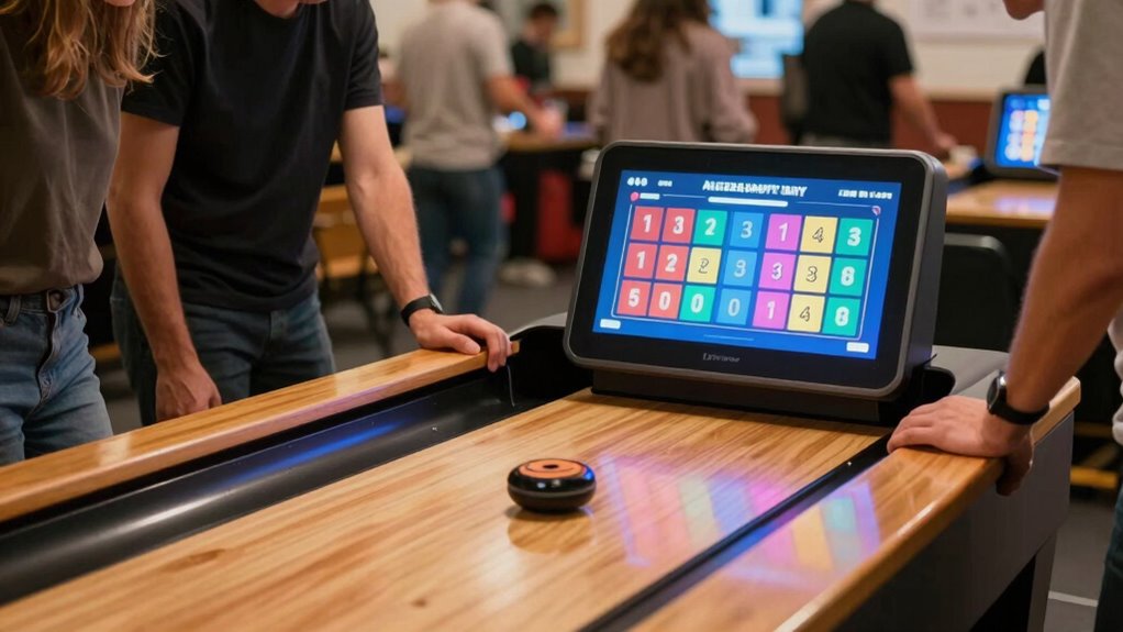 accurate portable shuffleboard scoring