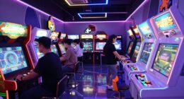 arcade games blending genres