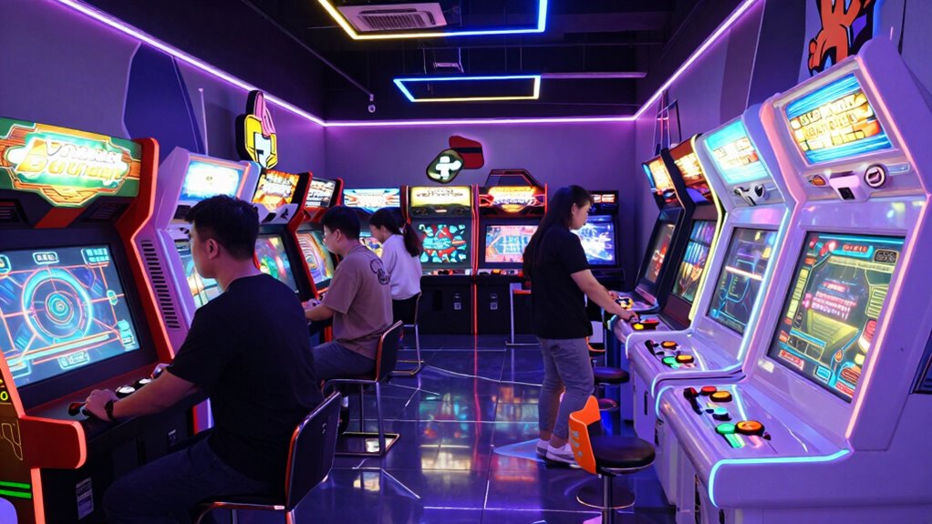 arcade games blending genres