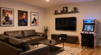 balanced stylish game space