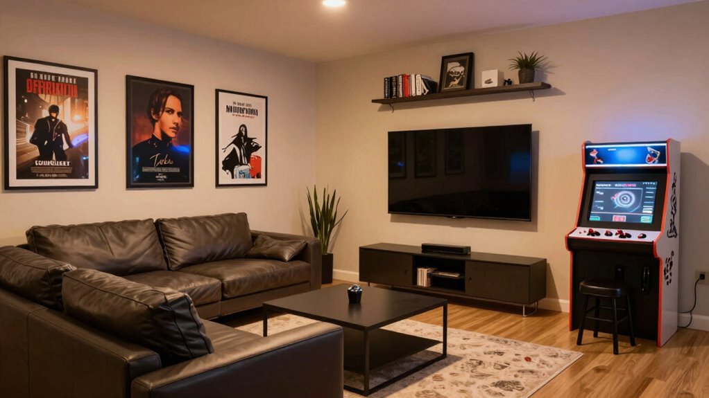 balanced stylish game space