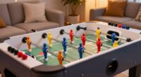 bubble hockey s space efficient design