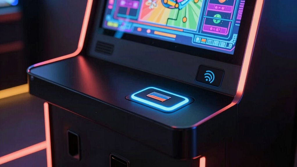 cashless secure arcade gaming