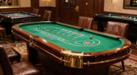 casino game table placement