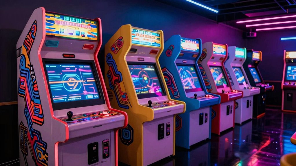 classic arcade gaming icons
