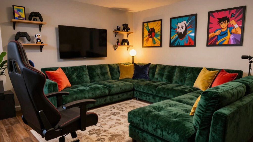 comfortable functional game seating