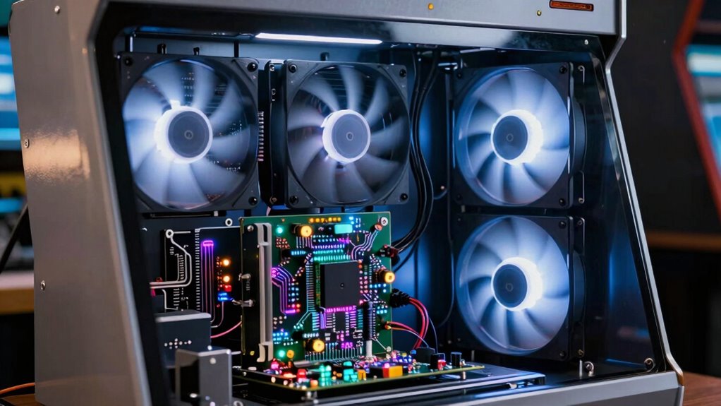 cooling fans prevent hardware overheating