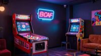 create nostalgic gaming space