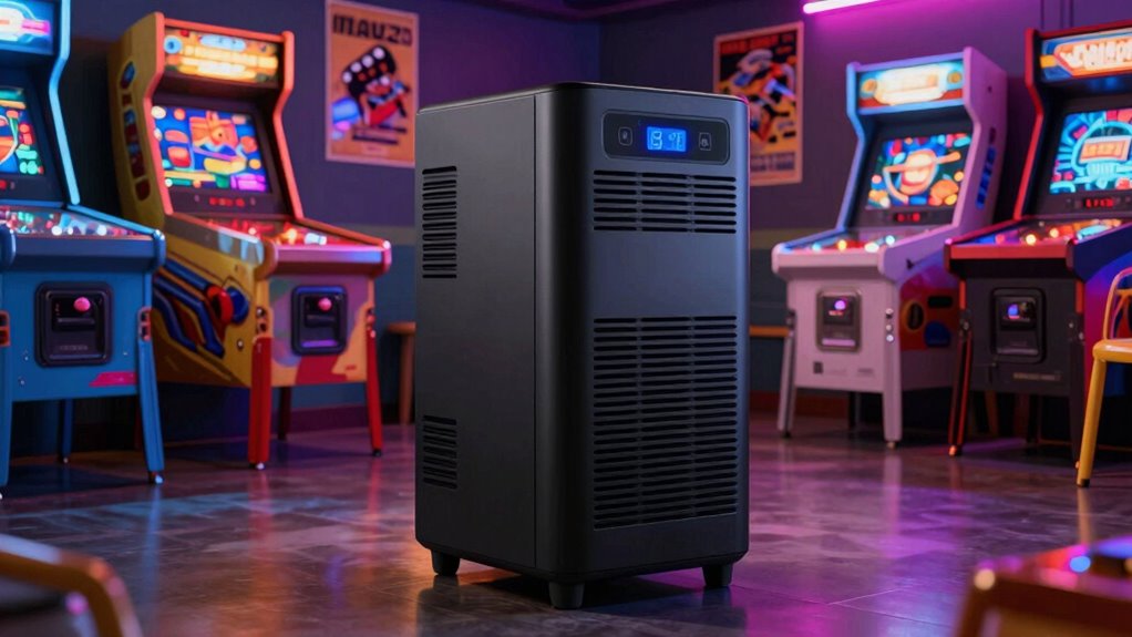 dehumidifiers for arcade rooms