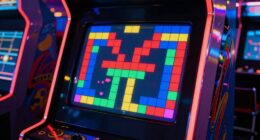 iconic tetris arcade design