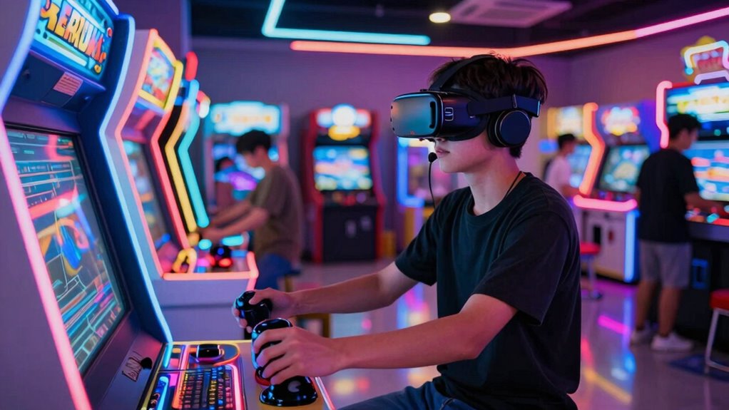 immersive virtual arcade experiences