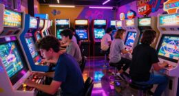 intense arcade gaming rivalry